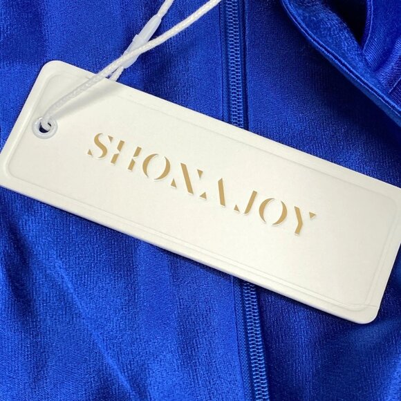 Shona Joy Women’s Tatum Racer Back Scoop Neck Midi Dress Size 4 Ultramarine Blue - Picture 4 of 11